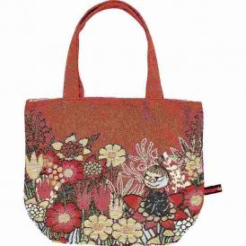 春の贈り物 花と一緒に ゴブラン織りミニバッグ ムーミン 約32×10×26cm（持ち手含めず）