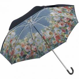 春の贈り物 アーチストブルーム折りたたみ傘（晴雨兼用） ジョイオブガーデン 親骨：50cm（8本）、（使用時）直径85×73cm、（収納時）37cm