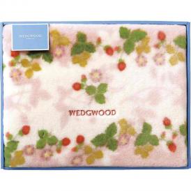春の贈り物 アクリルニューマイヤー毛布（毛羽部分） ウェッジウッド ピンク 140×200cm