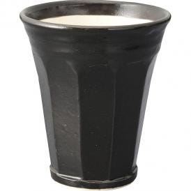 春の贈り物 泡うまビアカップ 信楽焼 ブラック 直径10×11.5cm