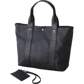 冬の贈り物手提げトートバッグ&パスケース ON THE BAG 手提げトートバッグ：（本体）38.5×10.5×28cm、持ち手立ち上がり：約15cm、パスケース：（本体）10.5×7cm（厚み0