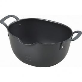 春の贈り物 鉄製揚げ鍋 アイカタ 26.5×18×10cm 0.5L（適正容量）、2.2L（満水容量） 鉄（ブラックシリコーン塗装）