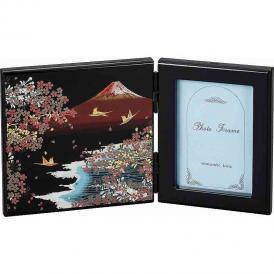 春の贈り物 桜富士 屏風ピクチャー 16×29.5×1.5cm