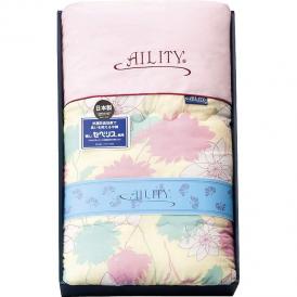 春の贈り物 東レ抗菌防臭わた（セベリス）入り 肌掛ふとん AILITY ピンク 140×190cm