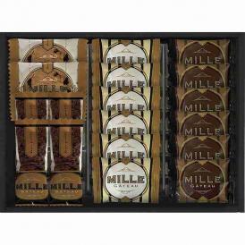 春の贈り物 ミル・ガトー スイーツセレクト ラングドシャ（プレーン・ショコラ）×各6、ミルククランチバー×4、ナッツとチョコのざっくりクッキー×2