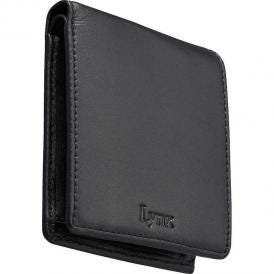 夏の贈り物お中元 二つ折り財布 リンクス ブラック 11.5×2.5×9.5cm