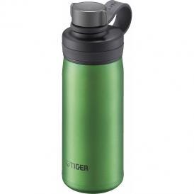 夏の贈り物お中元 真空断熱炭酸ボトル（保冷専用）500ml タイガー魔法瓶 エメラルド 7.5×10.5×21.2cm