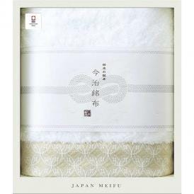夏の贈り物お中元 バスタオル JAPAN MEIFU ベージュ 60×120cm