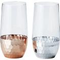 夏の贈り物お中元 ペアガラスタンブラー500ml ブリアン 直径7.5×15cm