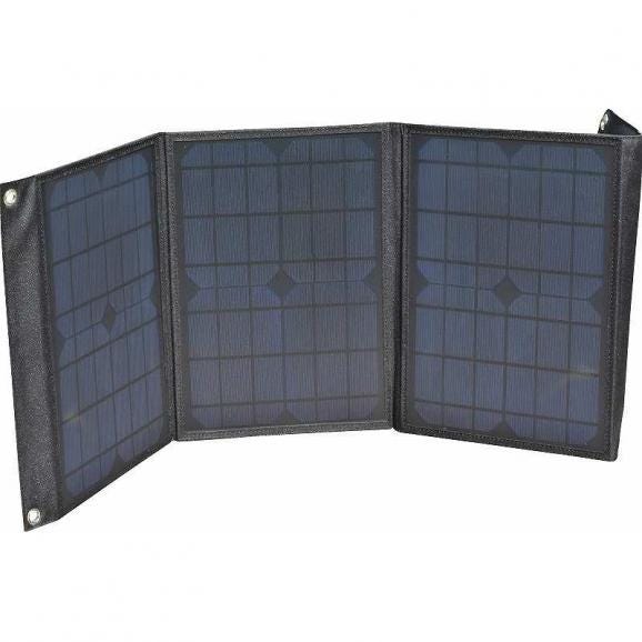 夏の贈り物お中元 折り畳みソーラーパネル（30W） Solpa 96×34×1.8cm（折り畳み時：34×25×4cm）01