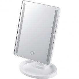 夏の贈り物お中元 LEDライティングミラー スクエア 16.9×11.9×26.8cm