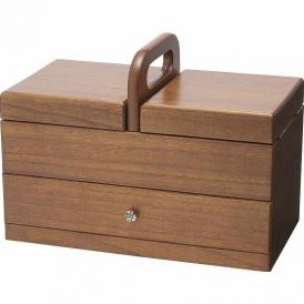 夏の贈り物お中元 木製ソーイングボックス 30×17×22cm