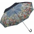 夏の贈り物お中元 アーチストブルーム折りたたみ傘（晴雨兼用） ジョイオブガーデン 親骨：50cm（8本）、（使用時）直径85×73cm、（収納時）37cm
