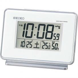 夏の贈り物お中元 電波デジタル目覚まし セイコー 9×12.7×5.8cm