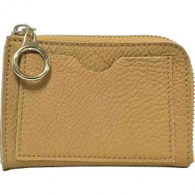 夏の贈り物お中元 牛革コインケース ブラウン 約12×8×2cm