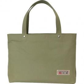 夏の贈り物お中元 帆布トート 京都三昌 カーキ 約33×8.5×21cm（持ち手含まず）