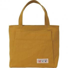 夏の贈り物お中元 帆布手提げバッグ 京都三昌 マスタード 約25×10×20cm（持ち手含まず）