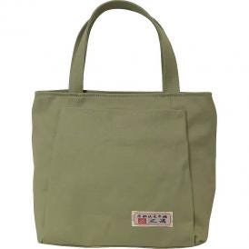 夏の贈り物お中元 帆布手提げバッグ 京都三昌 カーキ 約25×10×20cm（持ち手含まず）