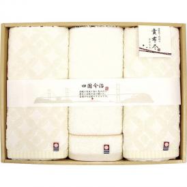 夏の贈り物お中元 フェイスタオル2P&ウォッシュタオル 今治タオル フェイスタオル：34×80cm、ウォッシュタオル：34×35cm