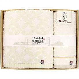 夏の贈り物お中元 バスタオル&ウォッシュタオル 今治タオル バスタオル：60×120cm、ウォッシュタオル：34×35cm
