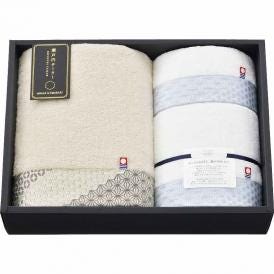 夏の贈り物お中元 タオルセット 瀬戸内テーラー ベージュ バスタオル（約60×120cm）・フェイスタオル（約33×80cm）・ウォッシュタオル（約33×35cm）×各1