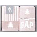 夏の贈り物お中元 ベビーフェイスタオル&ミニハンカチ&スタイ ベビー GAP ピンク ベビーフェイスタオル：25×60cm、ミニハンカチ：20×20cm、スタイ：20×31.5cm
