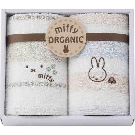 夏の贈り物お中元 ウォッシュタオル2P ミッフィー 34×35cm