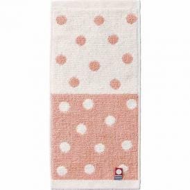 夏の贈り物お中元 今治ドット ポケットタオルハンカチ ピンク 12×25cm