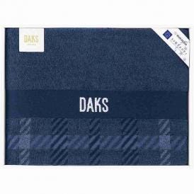 夏の贈り物お中元 ハーフケット DAKS ネイビーブルー 100×140cm