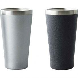 夏の贈り物お中元 ペアサーモタンブラー340ml（マット） リュクス 直径7.5×13cm