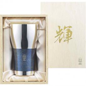 夏の贈り物お中元 純銅ビアタンブラー440ml 銀古美 輝 直径7.7×13.5cm