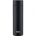 夏の贈り物お中元 チタン製マグボトル500ml ブラック 直径6.5×22cm