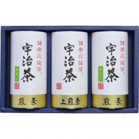 夏の贈り物お中元 宇治茶詰合せ（健康応援茶） 抹茶入煎茶（100g）×2、上煎茶（100g）×1