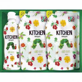 夏の贈り物お中元 キッチン洗剤セット はらぺこあおむし 食器洗剤詰替用（200ml）×2、食器洗剤（250ml）×1