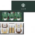 夏の贈り物 スターバックスコーヒー＆スイーツギフト スターバックスオリガミドリップコーヒー（ハウスブレンド）（9g）×3、スターバックスオリガミドリップコーヒー(カフェべロナ）（9g）・バウムクーヘ