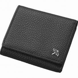 夏の贈り物お中元 三つ折り財布 アーノルド・パーマー ブラック 9.5×9×2cm
