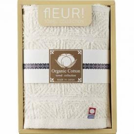 夏の贈り物お中元 今治オーガニックフルーリ ハンドタオル 34×34cm