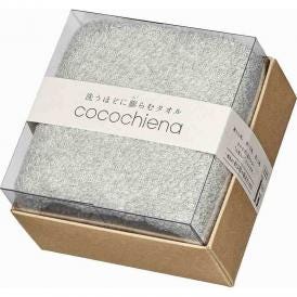 夏の贈り物お中元 フェイスタオル cocochiena グレー 約34×80cm