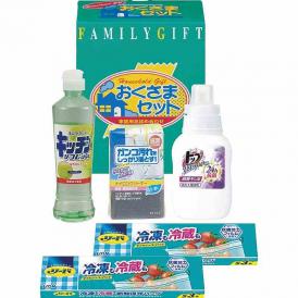 夏の贈り物 洗剤おくさまセット リード冷凍も冷蔵も新鮮保存バッグ（タイ）（S3枚）×2、ライオントップクリアリキッド抗菌（300g）・キッチンリフレッシュコンパクト（270ml）・抗菌ナイロンクリー