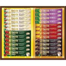 冬の贈り物ブレンディスティックカフェオレコレクション AGF カフェオレ（深煎珈琲仕立て・深煎珈琲仕立てミルクたっぷり）（各14g）×各6、カフェオレ深煎珈琲仕立て甘さひかえめ（12g）・紅茶オレ