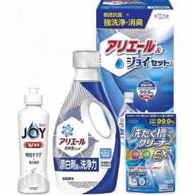 夏の贈り物お中元 アリエール&ジョイセット ギフト工房 P&Gアリエールジェル（720g）・P&G除菌ジョイ（170ml）・洗たく槽クリーナーEX（100g）×各1