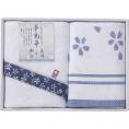 春の贈り物 夢見草 今治泉州フェイスタオル2P （泉州・今治）各34×80cm