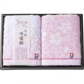 夏の贈り物お中元 フェイスタオル2P 今治製タオル 33×75cm