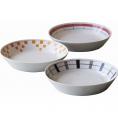 夏の贈り物お中元 プレートLトリオ アンティコ 直径21.5×4.5cm