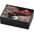 夏の贈り物お中元 桜富士 アクセサリーBOX 16.5×11.5×5.3cm