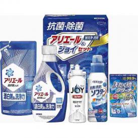 冬の贈り物抗菌除菌・アリエール&ジョイセット ギフト工房 P&Gアリエールジェル（720g）・P&Gアリエールジェル詰替用（450g）・抗菌消臭ソフターEX（350g）・P&G除菌ジョイ（170m