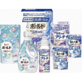冬の贈り物除菌抗菌・ボールドギフトセット ギフト工房 洗たく槽クリーナー（100g）×2、P&Gボールドジェル（640g）・P&Gボールドジェル詰替用（400g）・除菌抗菌ブリーチ（400g）・除