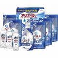 夏の贈り物お中元 アリエール&ジョイセット ギフト工房 P&Gアリエールジェル詰替用（450g）×5、P&G除菌ジョイ（170ml）×3、P&Gアリエールジェル（720g）×1