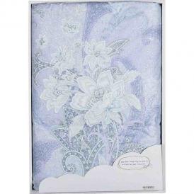 夏の贈り物お中元 羽毛肌掛けふとん 西川 ブルー 150×210cm