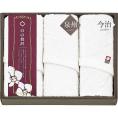 夏の贈り物お中元 フェイスタオル&スリムフェイスタオル2P 今治＆泉州 今治フェイスタオル：33×73cm、泉州スリムフェイスタオル：29×80cm